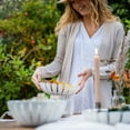 thumbnail image 5 of Guzzini Grace Large 100% BPA-Free Unbreakable Recycled Bio-Based Plastic Bowl for Serving & Kitchen 10" diameter  Grey, 5 of 6