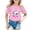 Pink, variant on Girls Easter Shirt Cute Bunny Rabbit Face Heart Easter Day T-Shirt (Pink 3-4 Years)