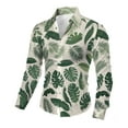 thumbnail image 5 of Awdenio Men's Clothing Funky Button Tropical Beach Casual Shirt, Floral Mens Long Sleeve Shirts, 5 of 8