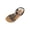 Black, variant on Womens Sandals Boho Flat Heel Open Toe Summer Trendy Solid Color Elastic Ankle Strap Footwear Sandals Women's Fashionable Casual Versatile Summer Fashion Beach Shoes Gold 6.5