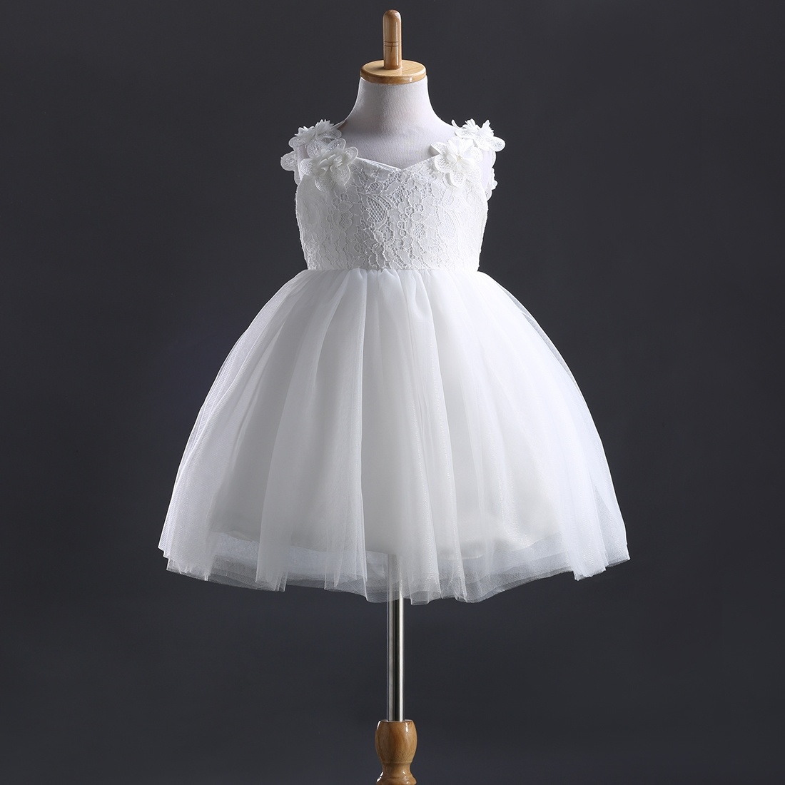 Formal Lace Baby Princess Bridesmaid Flower Girl Dresses Wedding Party Dresse /&