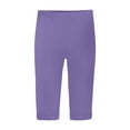 thumbnail image 2 of Made in USA Baby Ruffle Butt Cotton Legging | Deep Purple, 2 of 3