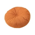 thumbnail image 3 of Cojín redondo para el suelo, cojín suave para sentarse en el suelo, ideal para el sofá o la silla de casa. Naranja, 3 of 9