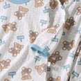 thumbnail image 6 of masbird Little Boys Girls Pajamas Sets Dinosaur Cotton 2 Piece Toddler Clothes Kids Pjs Sleepwear 6-12 Months 12-24 Months 2t 3t 4t 5t 6t 7t 8t 9t(Sky Blue,5-6 Y), 6 of 7
