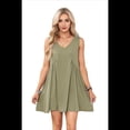 thumbnail image 2 of Minivestido Sin Mangas Gris Verdoso XL, 2 of 7