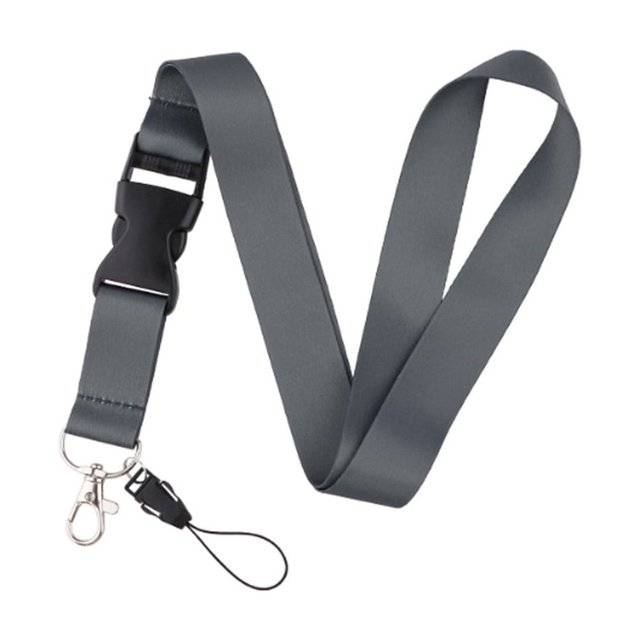 CUITING Lanyards for Id Badges Polyester Lanyards for Keys Simple Lanyard with Id Holder Yellow