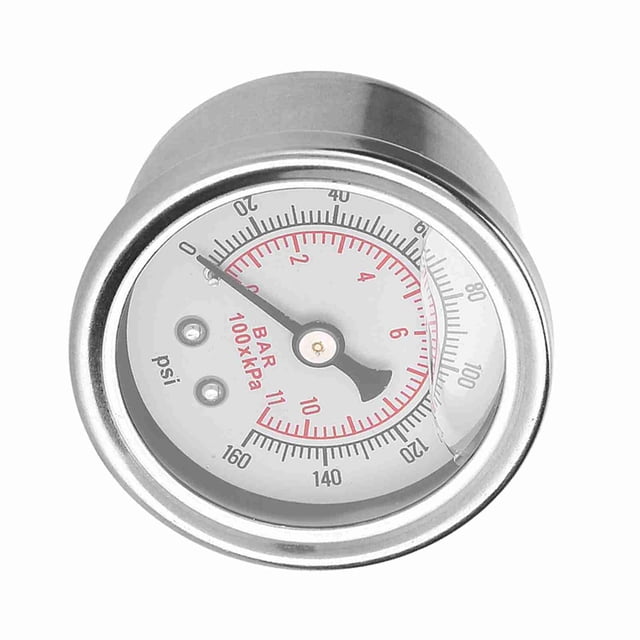 Medidor De Presión De Combustible, Medidor De Presión De Aceite Con Puntero De Aguja De 0-160 PSI, Reemplazo Lleno De Líquido Para Eclipse 89-00 Para Automóvil