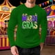 thumbnail image 2 of Mens Casual Camisetas, Carnaval Impreso Manga Larga Cuello Redondo Suelto Ajuste Superior, 2 of 5