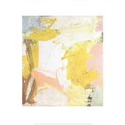 WILLEM DE KOONING Rosy-Fingered Dawn At Louse Point 31.5 x 23.5 Offset Lithograph 2018 Abstract Expressionist Yellow, White, Blue, Pastel
