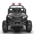 thumbnail image 2 of Xuanlur 12V Ride On UTV, Off-Road UTV Truck with Remote Control, Anti-Collision Bar, High Chassis, Anti-Slip Wheels & 4-Wheel Suspension, Black, 2 of 7