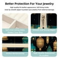 thumbnail image 3 of Ramadan Lantern Travel Portable Square Jewelry Box Organizer Earring Necklace Bracelet Holder Decorative Display Case Stand Storage Box, 3 of 6