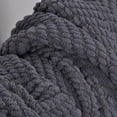 thumbnail image 4 of Jeté en Tricot Tweed  Gris, 4 of 5