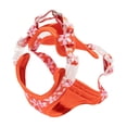 thumbnail image 3 of Oodles Wild Blooms Adjustable Mesh Dog Walking Harness, Red, Small, 3 of 11