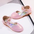 thumbnail image 5 of LUOGENLI Slippers Girls Slippers Size 2 Girls Baby Shoes Pearl Flower Sandals Dancing Shoes Pearl Bling Shoes Kids Shoes Slippers for Girls Size 3.5 Slippers for Girls Size 4-5 24, 5 of 7