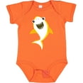 thumbnail image 3 of Inktastic Cute Shark, Little Shark, Yellow Shark Boys or Girls Baby Bodysuit, 3 of 5
