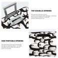 thumbnail image 5 of Xecao Cartoon Penguin print Elastic Luggage Cover, with double-sided print , is perfect for travel, business, and daily use, 5 of 9