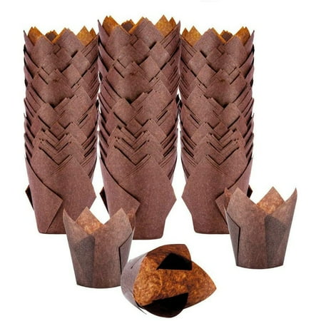 

Cupcake Liners 300 Pack Baking Cups Muffin Wrappers Perfect for Birthday Parties Weddings Bakeries Restaurants