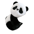 thumbnail image 1 of 1pcz Pulsera Panda Peluche Lab.G  Negro Blanco, 1 of 5