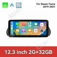 thumbnail image 3 of 12.3 inch Android Car Head Unit Compatible For 2019-2021 Nissan Teana (Square/Rounded Dashboard) Wireless CarPlay Support GPS Car Radio, 3 of 14