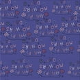 thumbnail image 1 of Ahgly Company Machine Washable Indoor Square Transitional Denim Dark Blue Area Rugs, 6' Square, 1 of 7