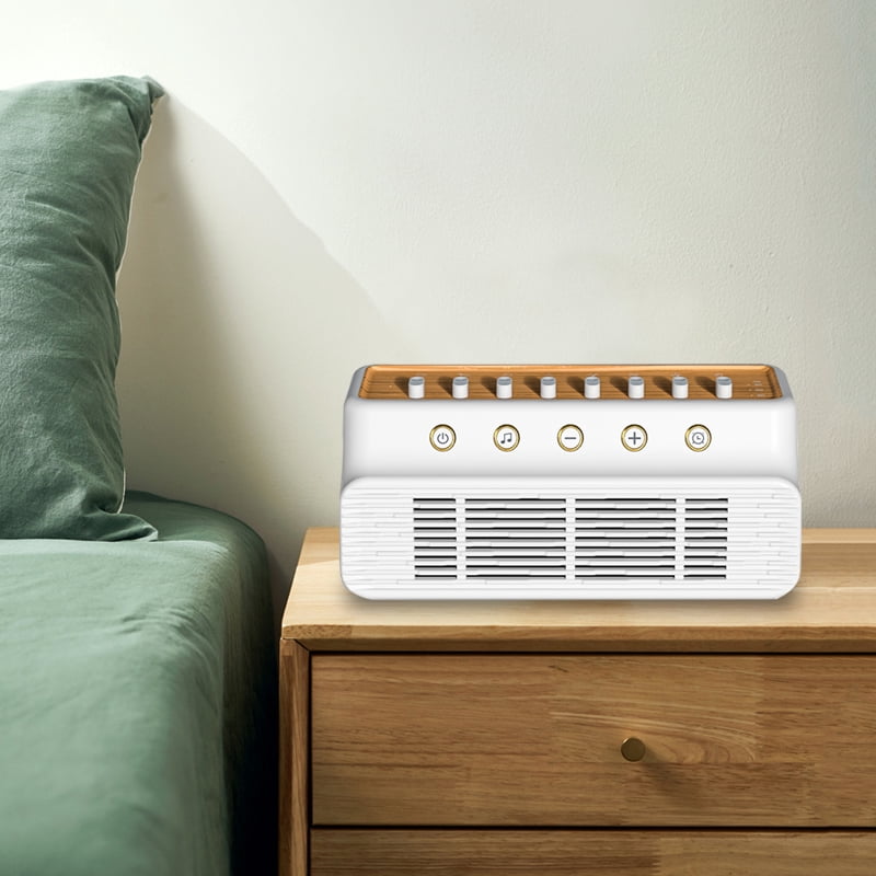 Portable White Noise Sound Machine, Wireless Sleep Speaker with 8 Soothing Nature Sounds for Relaxation & Rest
