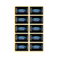 thumbnail image 1 of Car Window Lift Button Stickers Steering Wheel Decoration Decal for Focus ST Ranger Mondeo Ghia Ecosport Fiesta Kuga Fusion For Ford, 1 of 6