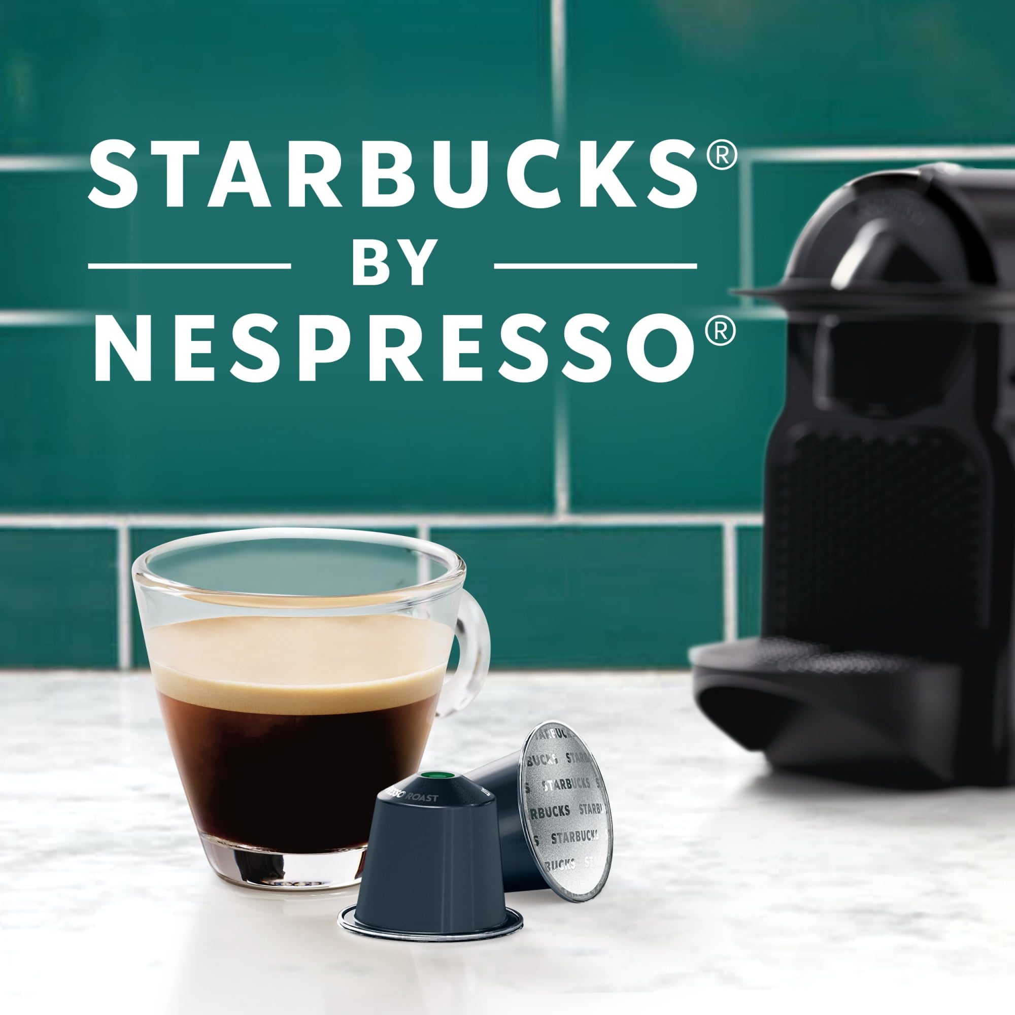 Starbucks By Nespresso Original Line, Espresso Roast, Dark Roast Nespresso Pods, 10 Count, 5 Pack​