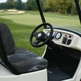 thumbnail image 4 of POLERO Univesal Golf Cart Seat Protector Set for Club Car Precedent Seats Dark Clouds and Lightning Print Washable Golf Cart Bench Seat Covers for Women Men Easy to Install, 4 of 8