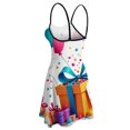 thumbnail image 5 of Birthday Presents Balloons And Confetti Party Slip Dress Dress Summer Elegant Women's Dress Women's Clothing, 5 of 6