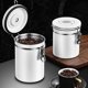 thumbnail image 2 of Juego de botes de café de acero inoxidable hermético Compatible con granos de café té B Hy, 2 of 5