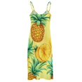 thumbnail image 5 of Lunarable Pineapple Sleeveless Dress for Women Clothing Female Women's Summer Skirt, 5 of 7