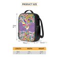 thumbnail image 4 of ZUXONGSY Hippie Hummingbird Daisy Flower Print Backpack Set for Girls Boys Middle-School Elementary Bookbags, 4Pcs School Bag with Lunch Bag Pencil Case Water Bottle Holder for School Travel Outdoor, 4 of 6