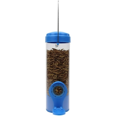 Perky-Pet 388F Dried Mealworm Bird Feeder with Flexports