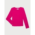 thumbnail image 5 of Free Assembly Girls Ribbed Top with Long Sleeves, Sizes 4-18, 5 of 5