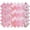 Pink, variant on iMzoon 42Pcs Precut Rose Fabric Squares 10" with Wavy Edges | Fat Quarters Cotton Bundles, Quilting Supplies and Sewing Material - Floral Quilt Layer Cakes & DIY Craft Roses