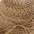 thumbnail image 6 of Hfolob Sun Hats For Women Sun Straw Hat For Ladies Foldable Floppy Beach Summer Hat Oversized Weave Wide Brim Bowknot Lace For Ladies Classic, 6 of 7