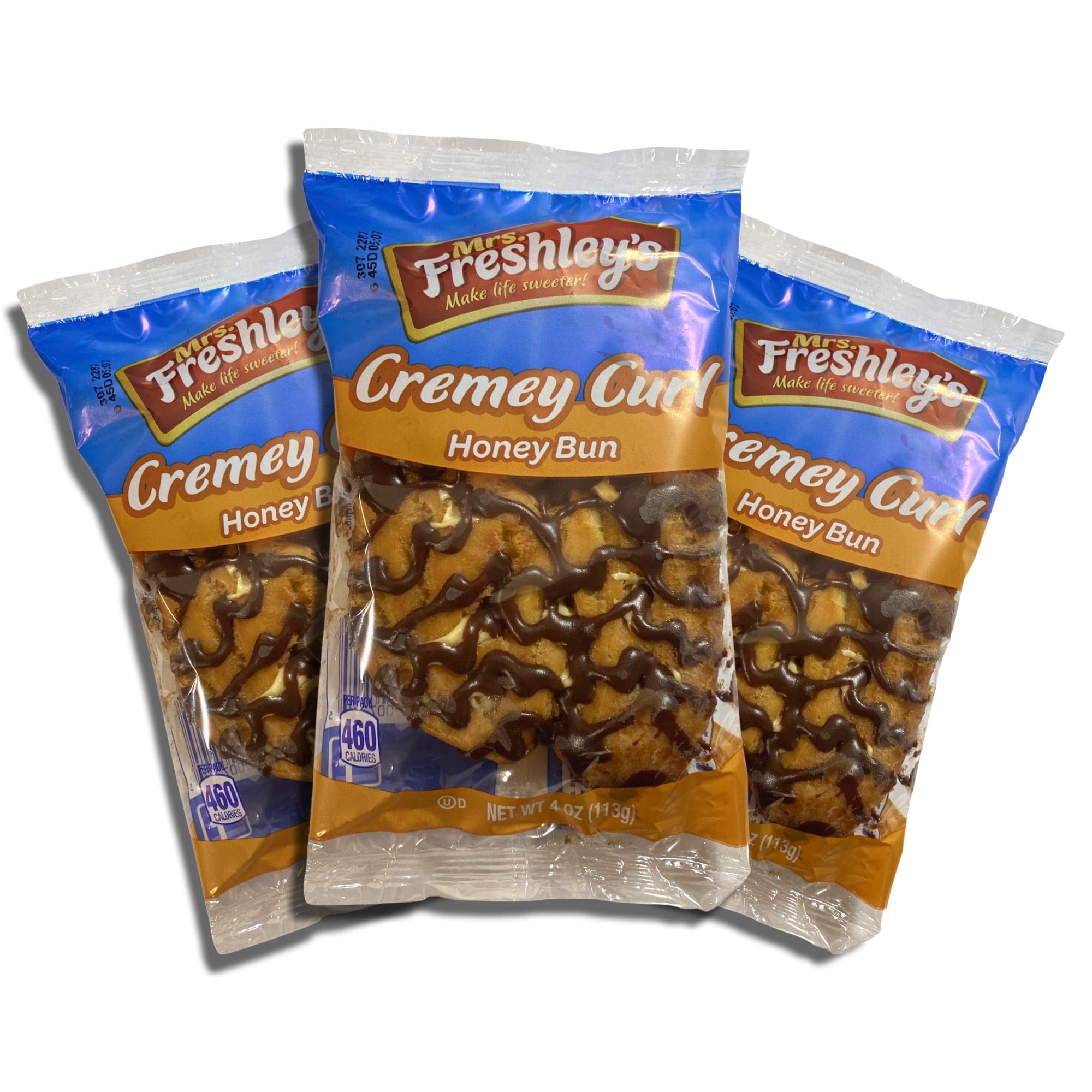 Mrs. Freshley's Creamy Chocolate Honeybuns Value Pack   18 Pack