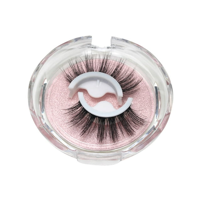 Pestañas autoadhesivas reutilizables sin pegamento, pestañas postizas naturales, pestañas largas y finas, paquete de pestañas de extensión, maquillaje, pestañas gruesas, suaves