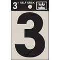 thumbnail image 3 of Hy-Ko Vinyl Number 1 Black Self-Adhesive 3" Case of 10, 3 of 7