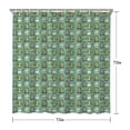 thumbnail image 5 of Green Alligators Icons Pattern Shower Curtain 72"x72" ,Bathroom Decorative Shower Curtains Set with 12 Hooks,Modern Waterproof Washable Shower Curtain, 5 of 6