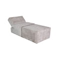 thumbnail image 2 of Sofá Cama M&E MUEBLES Fernanda Gris Claro con Taburete, 2 of 12