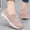 Pink, variant on LTTVQM Women Orthopedic Sneakers Air Cushion Wedge Walking Shoes Slip On Non Slip with Arch Support Low Top 2026 Orthopedic Shoes Dark Gray 40(US-8)