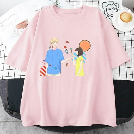 

JHPKJSkip and Loafer Tshirts for Men 100% Cotton Vintage Summer Printed Streetwear Casual Hip Hop Couples Short Sleeve O-neck Clothes