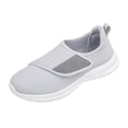 thumbnail image 2 of AUDeals Diabetic Shoes for Men and Women, Extra Wide Slip On Sneakers with Adjustable Closure for Swollen Feet (Light Ashy, 10.5), 2 of 9