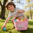 thumbnail image 5 of YingYouFu Easter Basket, Easter Baskets for Kids, Baby Easter Basket with Handle, Empty Bunny Egg Basket, Easter Baskets for Boys, Girls, Toddler, Babies, Infant Easter gifts basket Personalized, 5 of 6