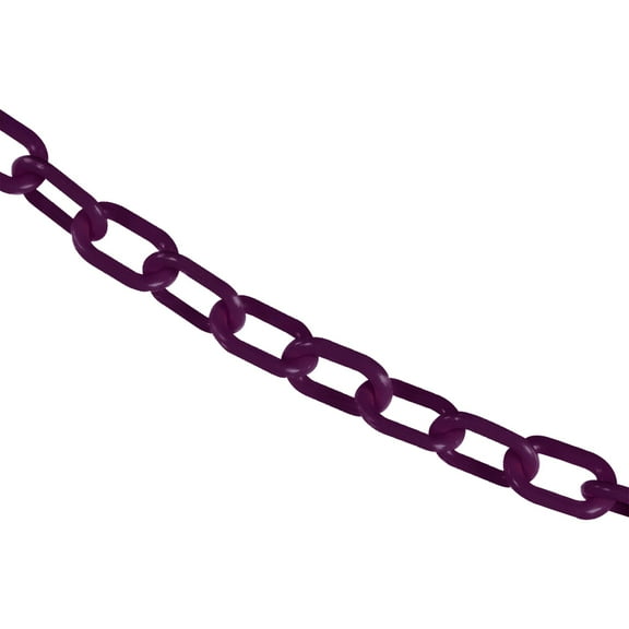 1 Inch x 50 Feet Purple Plastic Safety Chain