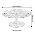 thumbnail image 1 of 16 Holes Ice Cream Display Stand Transparent Acrylic Storage Holder Cupcake Dessert Cones Snack Tray Birthday Wedding Party Rack, 1 of 6