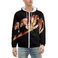 thumbnail image 2 of Fairy Tail Zip Up Hoodies Unisex Realistic 3D Print Sweatshirt Long Sleeve Hooded Jacket Coat 3XL, 2 of 8