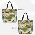 thumbnail image 3 of Naloa Construction Machinery1 Tote Bag for Women, Foldable Tote Bag With Zipper, Large Shoulder Bag, Top Handle Handbag for Travel, Work, Shopping, 3 of 9