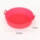 thumbnail image 3 of Air Fryer Liner Mat Silicona Horno Pizza Molde para hornear Pasteles (8.5 pulgadas rojo) Wdftyju Libre de BPA, 3 of 4
